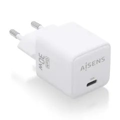 Carregador Aisens GaN USB-C 30W Branco - Carregamento Rápido