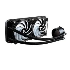 Cooler CPU Abysm Gaming Artic 240 ARGB Kit de Refrigeração Liquida - 2 Ventoinhas de 120mm - Bomba 2500rpm