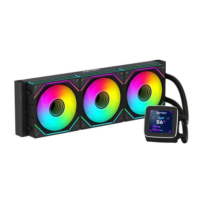 Cooler CPU Abysm Gaming Oceanic 360 ARGB Kit de Refrigeração Liquida - 3 Ventoinhas de 120mm - Bomba 2500rpm - LCD 2,8AB336011AbysmCooler CPUChip Ink | Informática | Tinteiros e Toners | Gaming