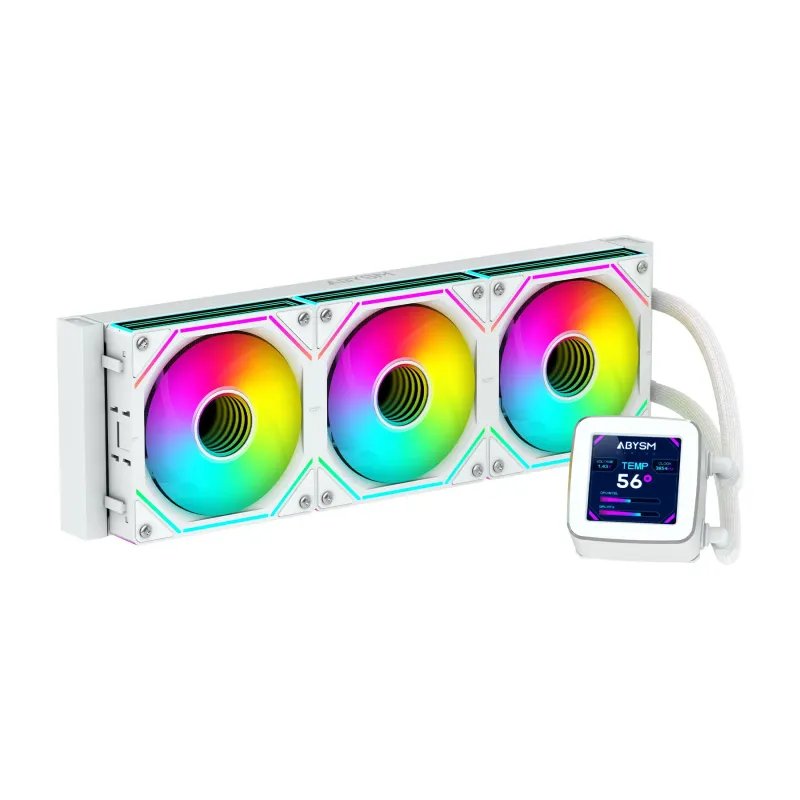 Cooler CPU Abysm Gaming Oceanic 360 ARGB Kit de Refrigeração Liquida - 3 Ventoinhas de 120mm - Bomba 2500rpm - LCD 2,8" BrancoAB336012AbysmCooler CPUChip Ink | Informática | Tinteiros e Toners | Gaming