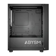 Caixa Abysm Danube Inva MX202 Preta - ITX, micro ATX - Vidro Temperado - 3 Ventoinhas ARGB