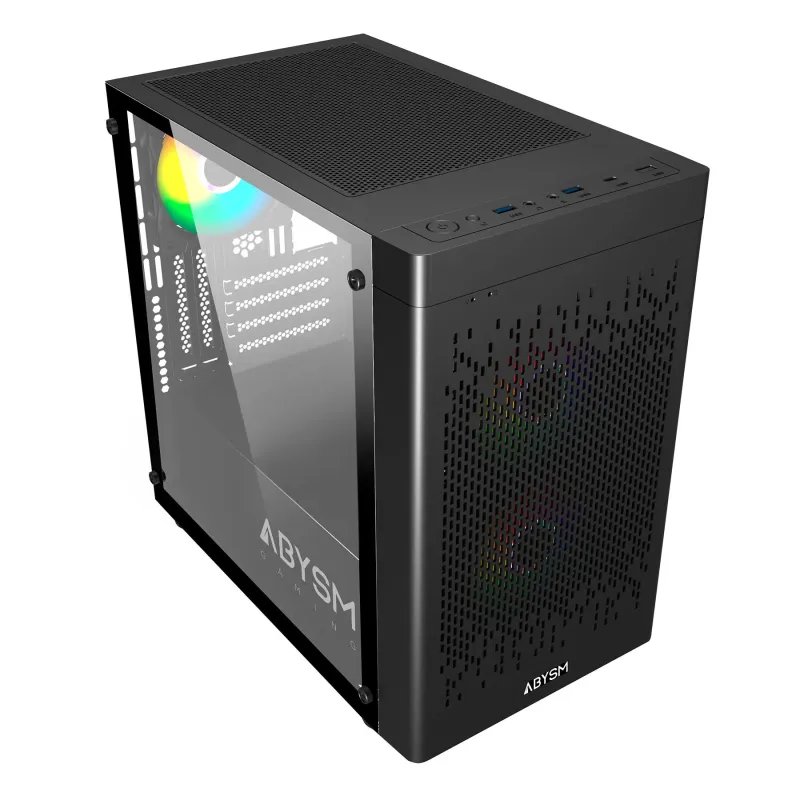 Caixa Abysm Danube Inva MX202 Preta - ITX, micro ATX - Vidro Temperado - 3 Ventoinhas ARGBAB123011AbysmCaixas PCChip Ink | Informática | Tinteiros e Toners | Gaming