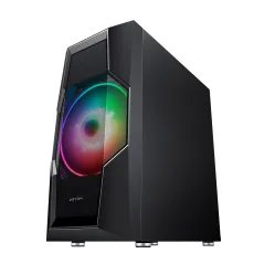 Caixa Gaming Abysm Danube Hron - ATX, ITX, micro ATX - Vidro Temperado - 2 Ventoinhas ARGB