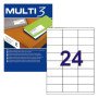 Multi3 Etiquetas 070x035mm 100Fls A4 2400un4703Multi3Fitas e EtiquetasChip Ink | Informática | Tinteiros e Toners | Gaming