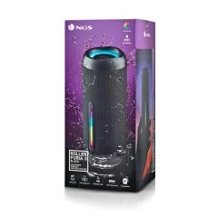 Coluna NGS Roller Furia 3 Bluetooth - 60W de Potência - Resistente a Agua IPX7 - Luzes LED - TWS - 9H