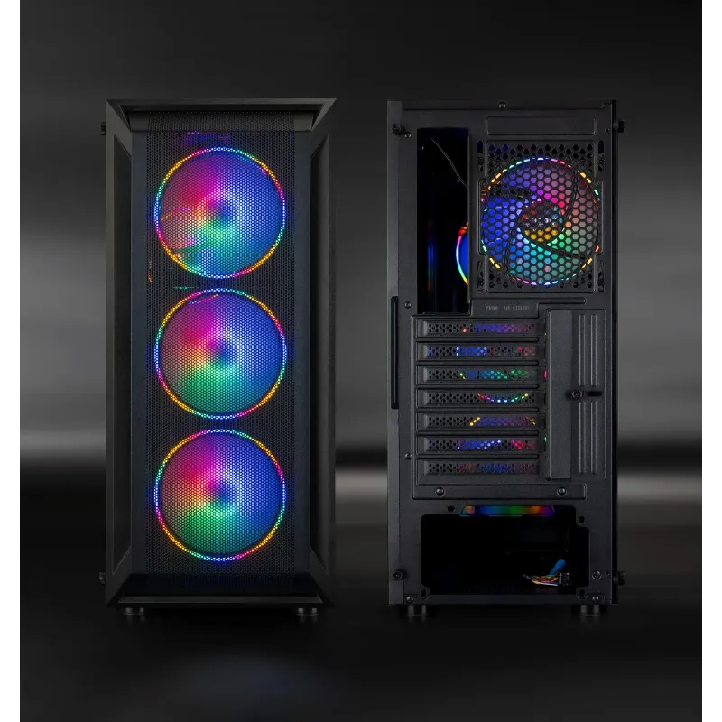 Caixa Gaming Tooq "Ragnärok" - ATX, Mini ITX, micro ATX - Vidro Temperado - 4 Ventoinhas RGB - PretaTQGCC101-BTooqCaixas PCChip Ink | Informática | Tinteiros e Toners | Gaming