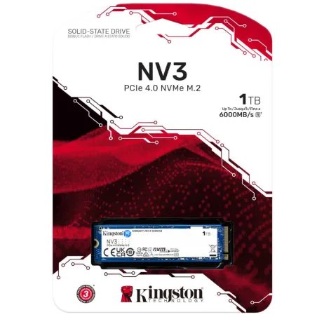 SSD Kingston M.2 2280 NV3 1TB 3D NAND NVMe PCIe Gen 4.0x4