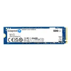 SSD Kingston M.2 2280 NV3 500GB 3D NAND NVMe PCIe Gen 4.0x4SNV3S/500GKingstonDiscos SSDChip Ink | Informática | Tinteiros e Toners | Gaming