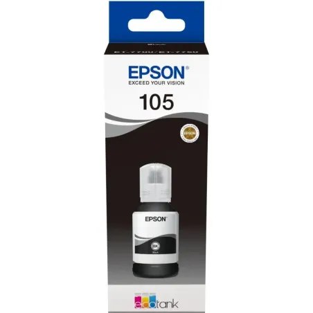 Tinta Epson 105 Ecotank Preto Bottle Original