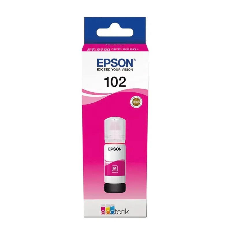 Tinta Epson 102 Ecotank Magenta Bottle OriginalC13T03R340EpsonTinteiros Originais EpsonChip Ink | Informática | Tinteiros e Toners | Gaming