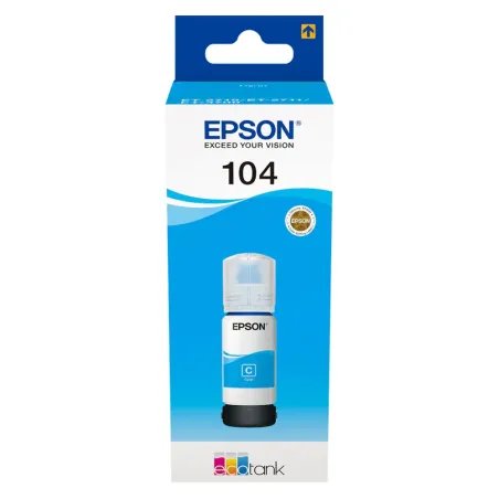 Tinta Epson 104 Ecotank Azul Bottle Original