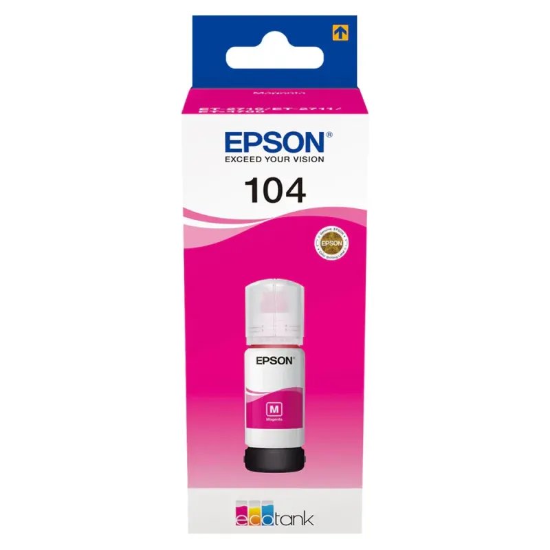 Tinta Epson 104 Ecotank Magenta Bottle OriginalC13T00P340EpsonTinteiros Originais EpsonChip Ink | Informática | Tinteiros e Toners | Gaming