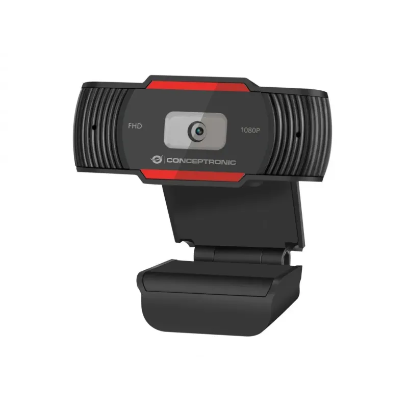 Webcam Conceptronic AMDIS 1080P FHD 1920 x 1080 pixels USB 2.0 Preto VermelhoAMDIS04RConceptronicWebcamChip Ink | Informática | Tinteiros e Toners | Gaming