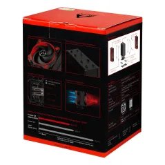 Cooler Processador Arctic Freezer 34 eSports DUO com BioniX P-Series Fans 12cm Preto, Vermelho