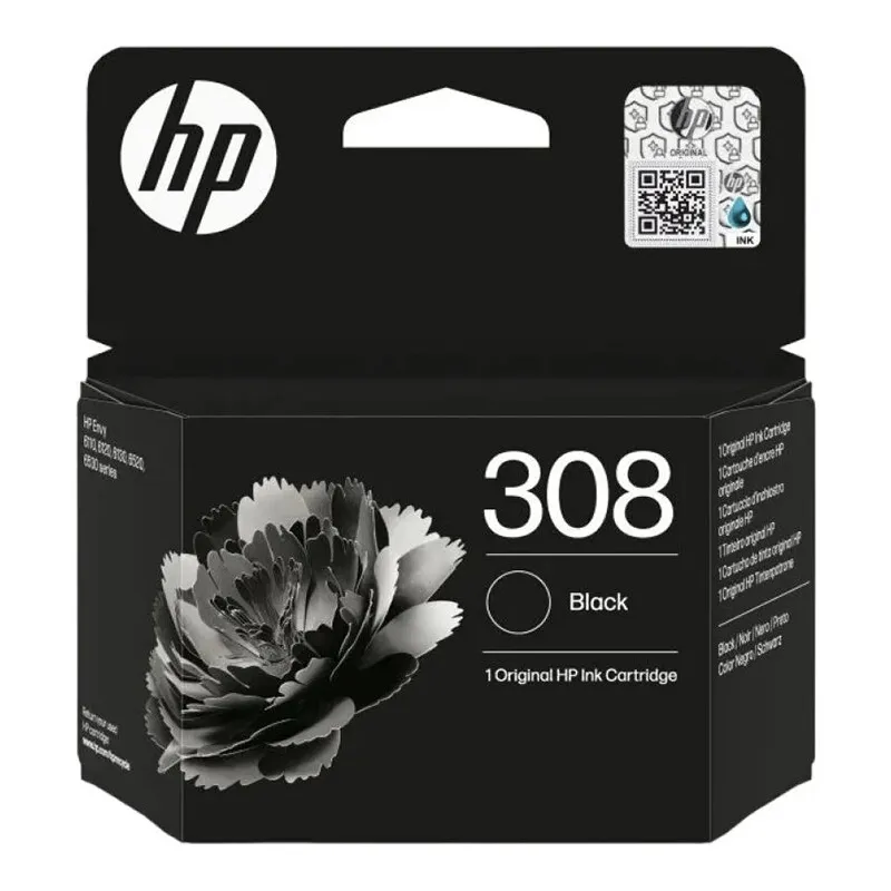 Tinteiro HP 308 EvoMore Preto Original - 7FP21UE7FP21UEHPTinteiros Originais HPChip Ink | Informática | Tinteiros e Toners | Gaming