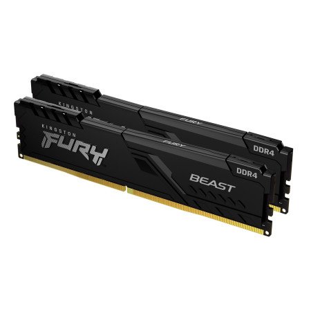 Kingston Technology FURY Beast módulo de memória 16 GB 2 x 8 GB DDR4 3600 MT/sKF436C17BBK2/16KingstonMemória RamChip Ink | Informática | Tinteiros e Toners | Gaming