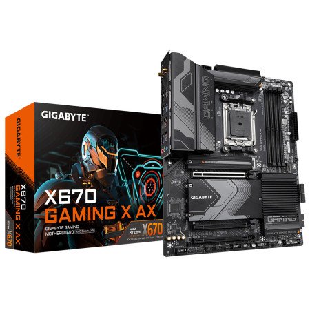 GIGABYTE X670 GAMING X AX motherboard AMD X670 Ranhura AM5 ATXX670 GAMING X AXGigabyteMotherboardsChip Ink | Informática | Tinteiros e Toners | Gaming