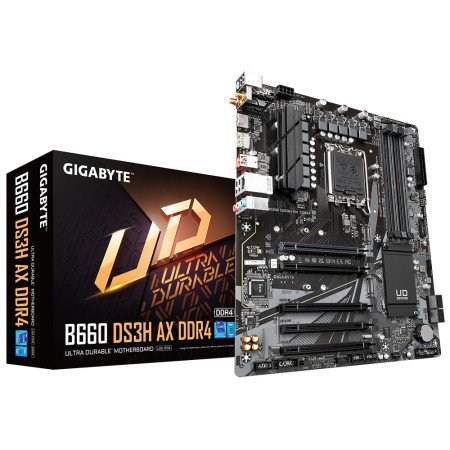 GIGABYTE B660 DS3H AX DDR4 motherboard Intel B660 LGA 1700 ATXB660 DS3H AX DDR4GigabyteMotherboardsChip Ink | Informática | Tinteiros e Toners | Gaming