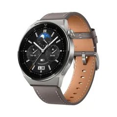 Smartwatch Huawei Watch GT 3 Pro Titanium 46mm com Pulseira em Couro Cinzento