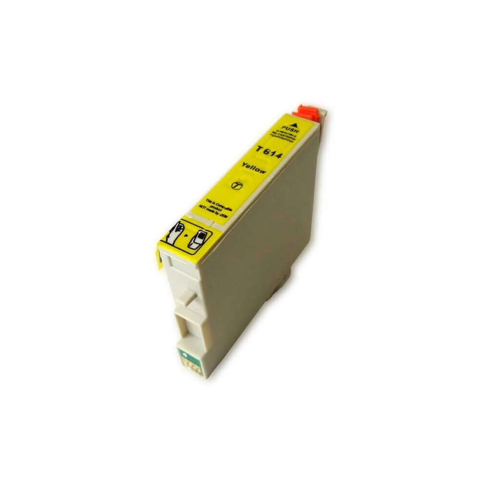 Ink Cartridge Epson T0614 Yellow C13T06144010 Compatible