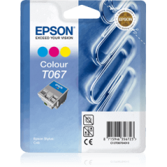 Original Epson T067 Color Ink Cartridge C13T06704010