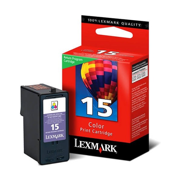 Tinteiro Original Lexmark N15 Cores 18C2110E