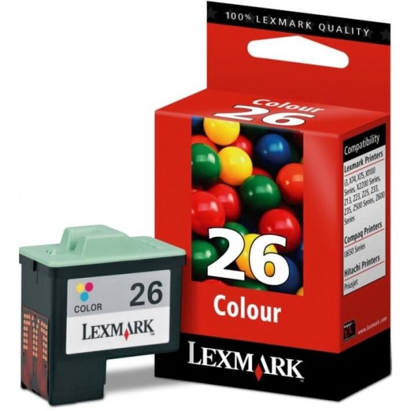Tinteiro Original Lexmark N26 Cores 10N0026