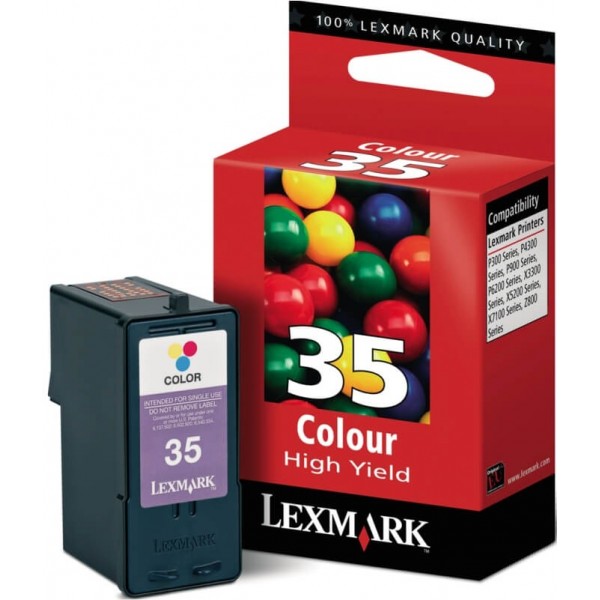 Tinteiro Lexmark 35 Cores 18C0035E Compativel