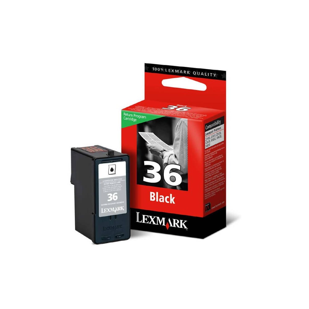Lexmark 36 Black Ink Cartridge 18C2170E Compatible