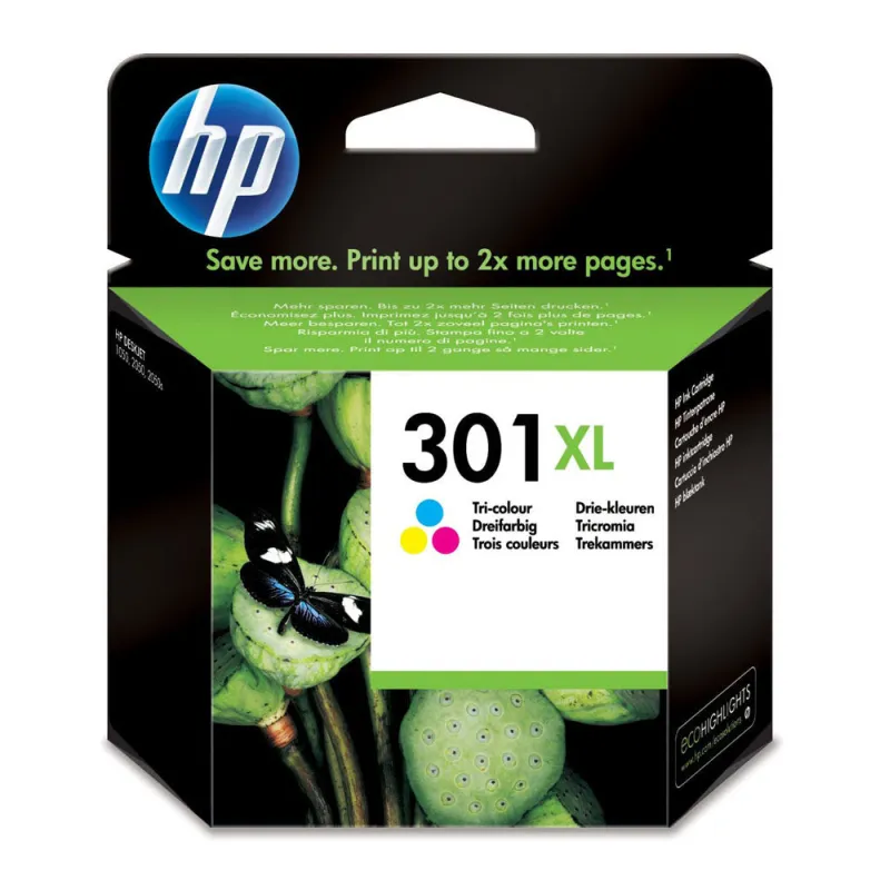 Tinteiro HP 301XL Cores Original - CH564EECH564EEHPTinteiros Originais HPChip Ink | Informática | Tinteiros e Toners | Gaming