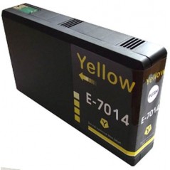 Tinteiro Epson T7014X Amarelo C13T70144010 Compativel