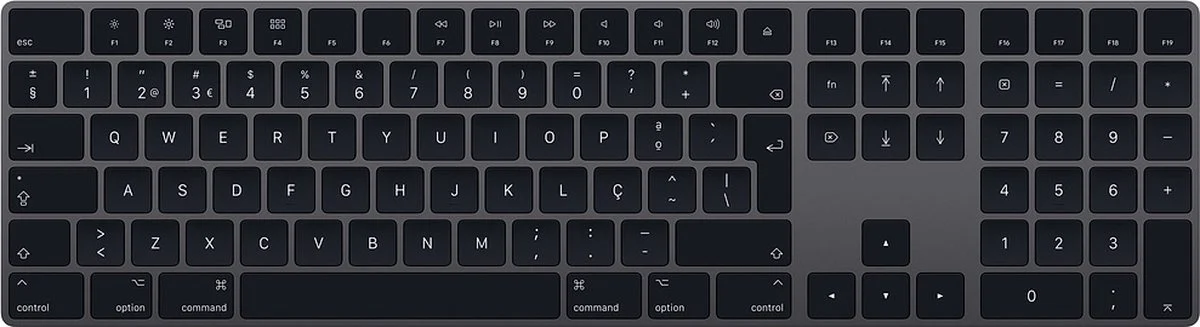 Teclado Apple Magic Keyboard Português Cinzento